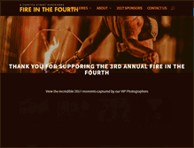 Tablet Screenshot of fireinthe4th.com